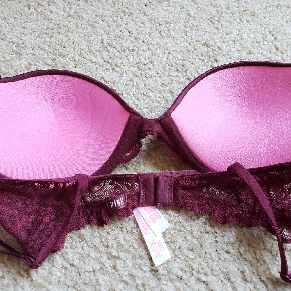 Pink push up bra - Picture 3 of 3